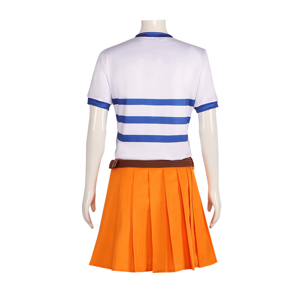 【One Piece】Netflx Nami Cosplay Costume Full Set