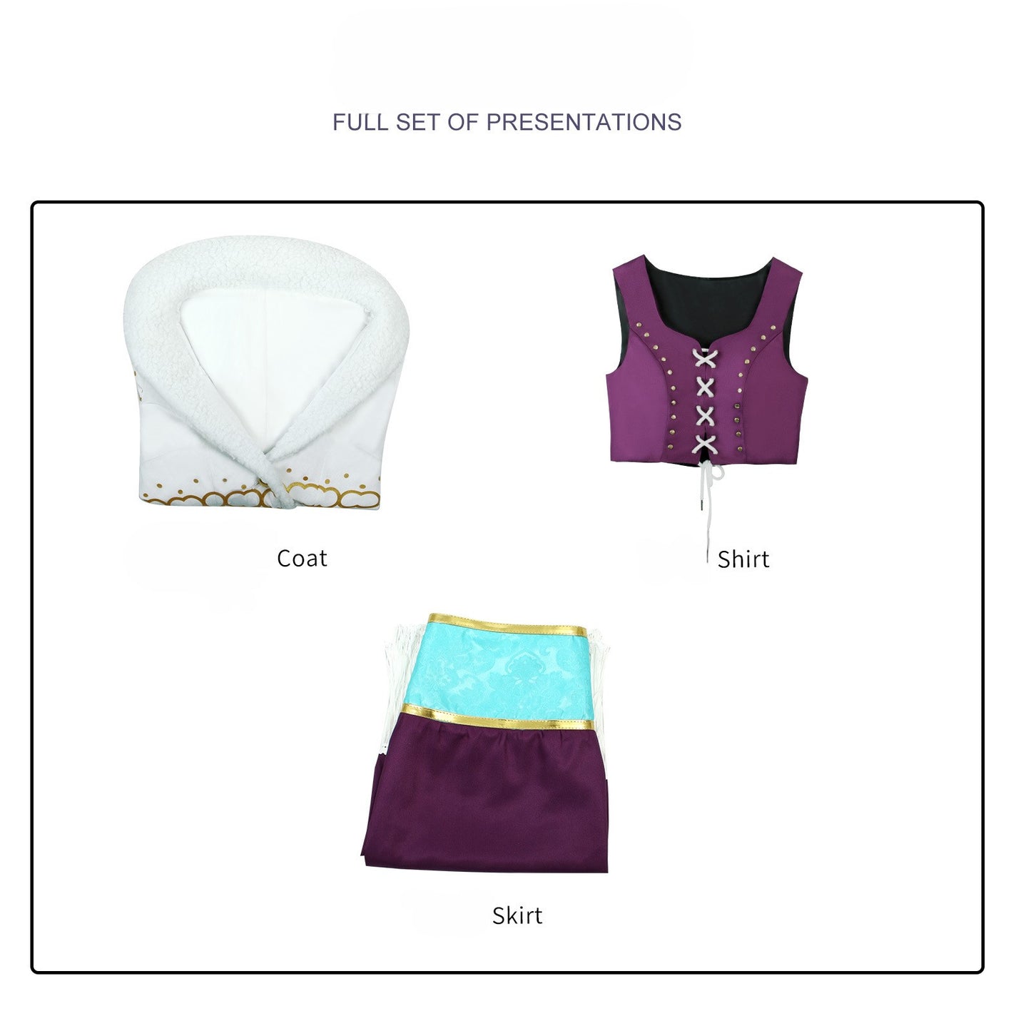 【One Piece】Boa Hankokku Cosplay Costume Full Set