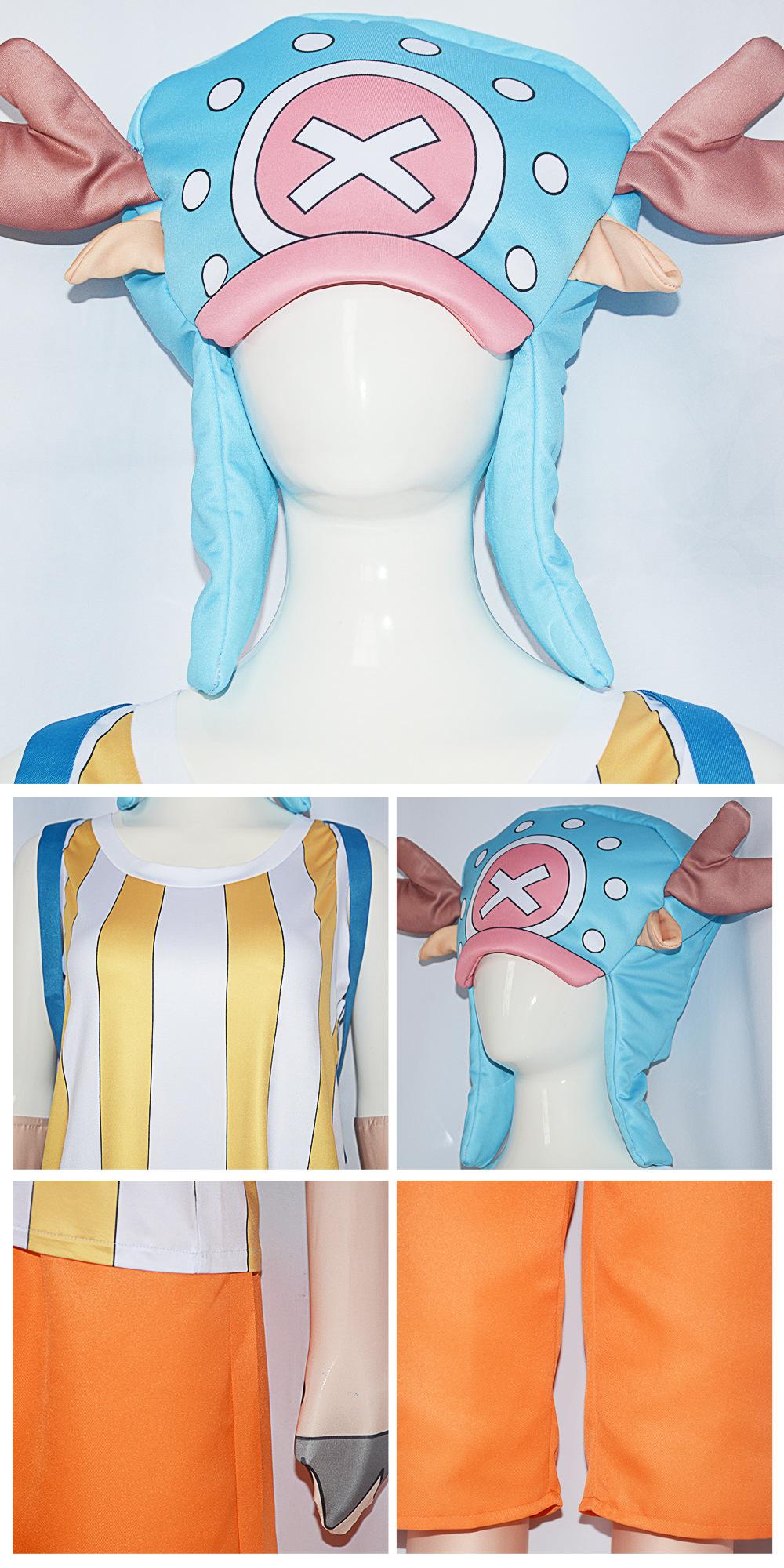 【One Piece】Tony Tony Chopper Cosplay Costume Full Set