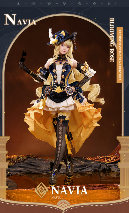 【Genshin Impact】Navia Cosplay Costume Full Set