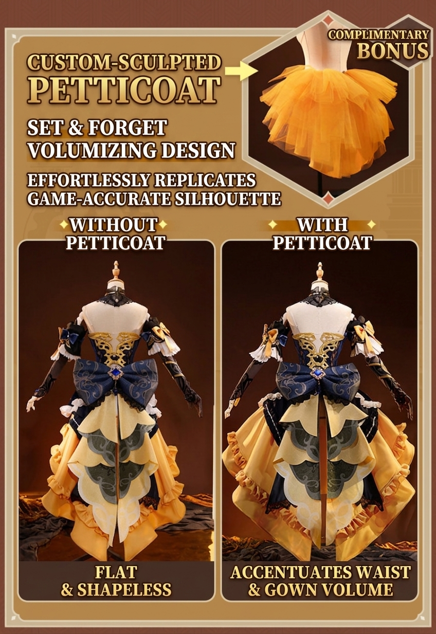 【Genshin Impact】Navia Cosplay Costume Full Set