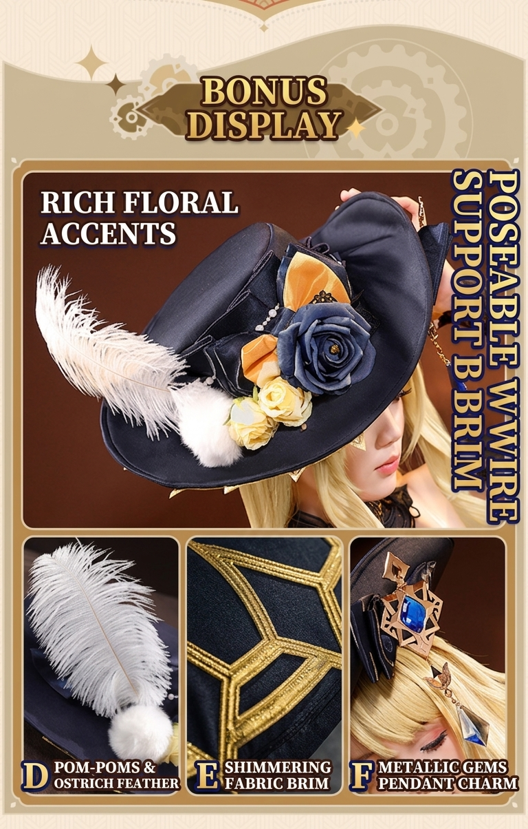 【Genshin Impact】Navia Cosplay Costume Full Set