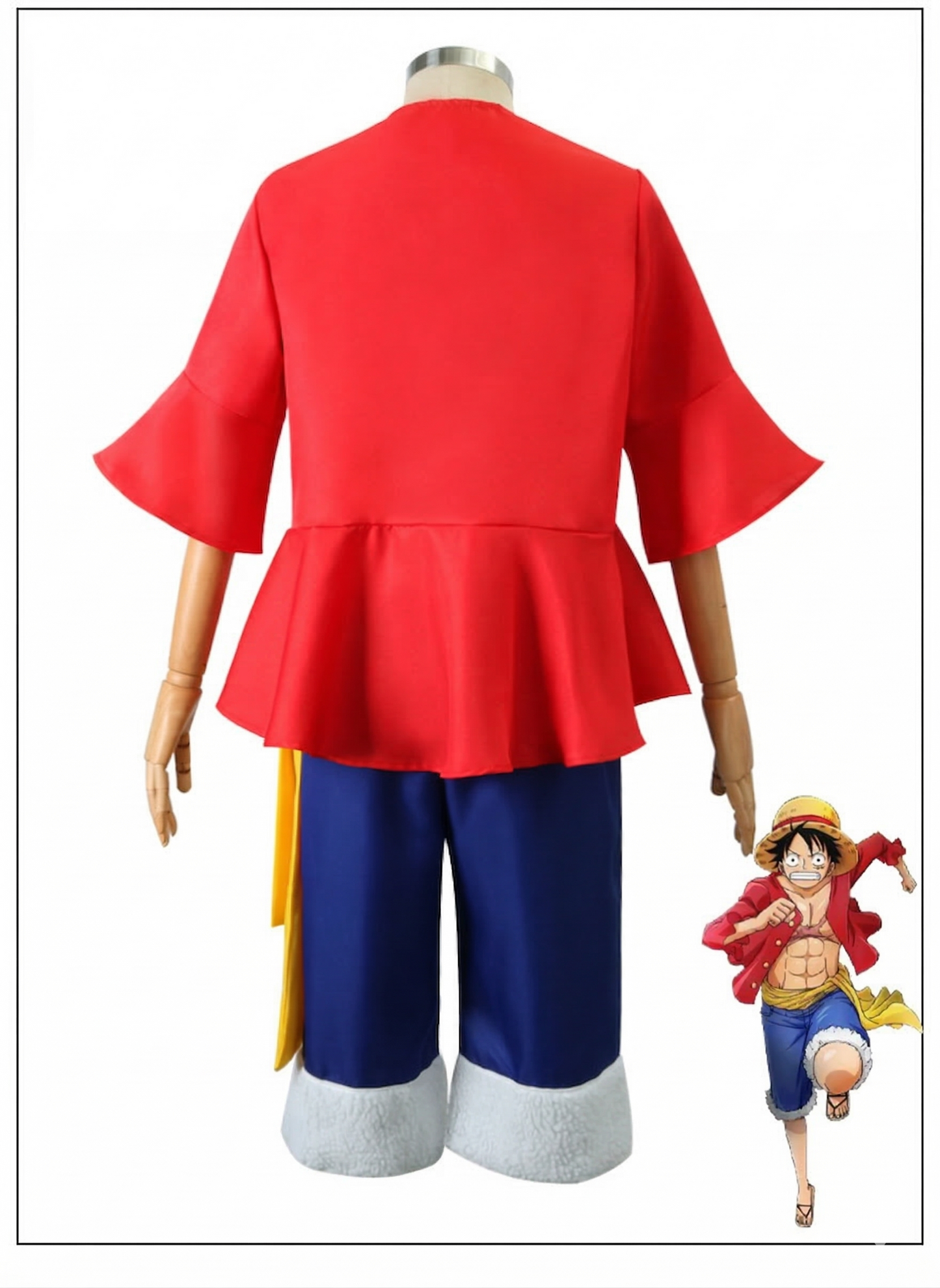 【One Piece】Luffy Cosplay Costume Full Set