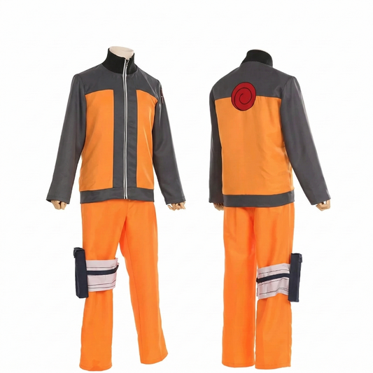【Naruto】Uzumaki Naruto Shippuden Cosplay Costume Full Set