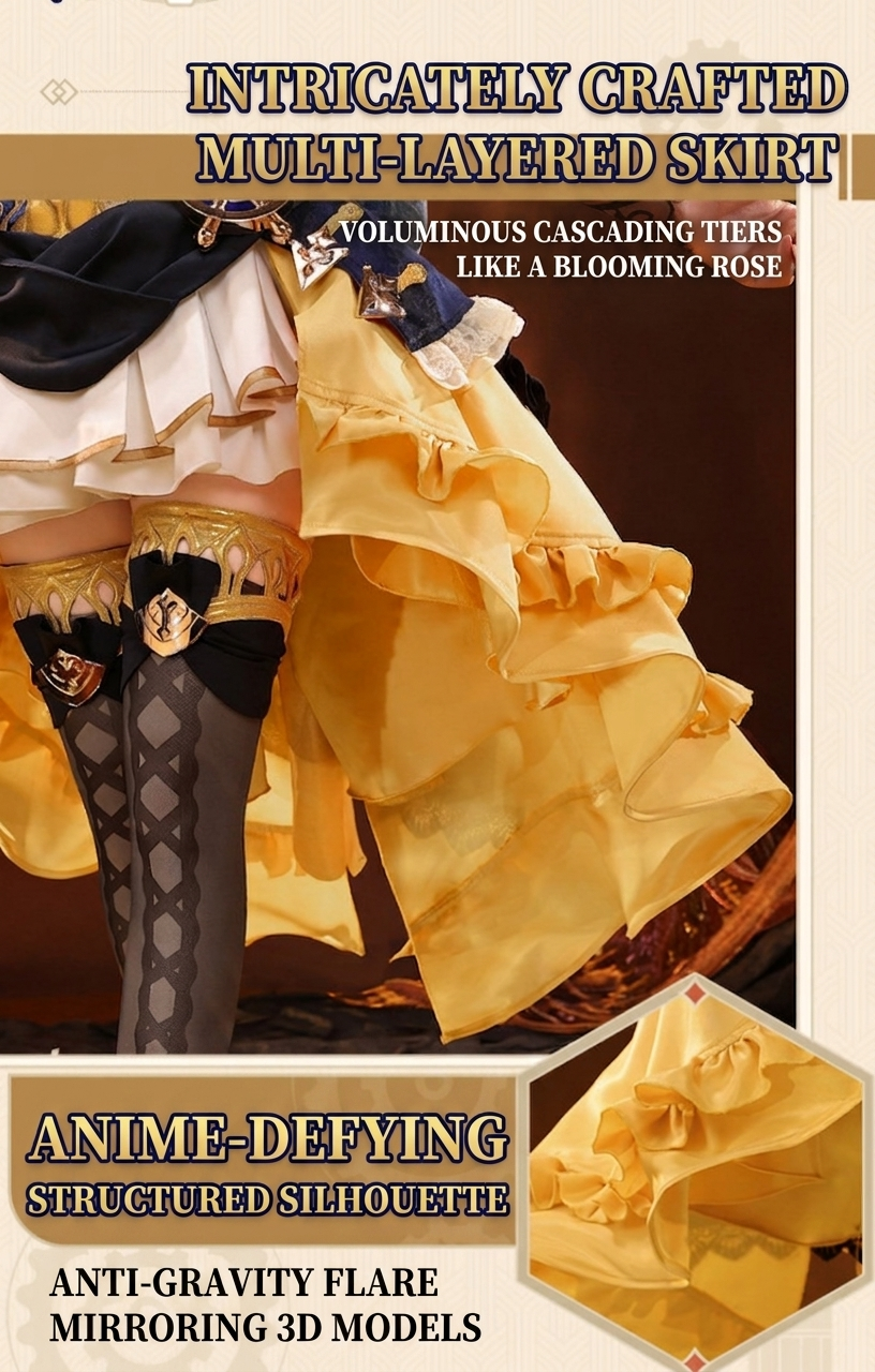 【Genshin Impact】Navia Cosplay Costume Full Set