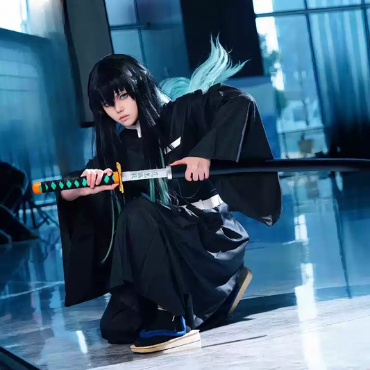 【Kimetsu No Yaiba】Muichiro Tokito Cosplay Costume Full Set