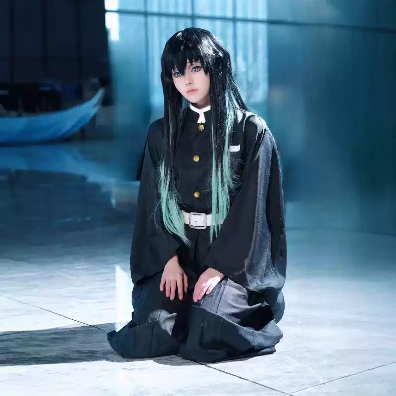 【Kimetsu No Yaiba】Muichiro Tokito Cosplay Costume Full Set