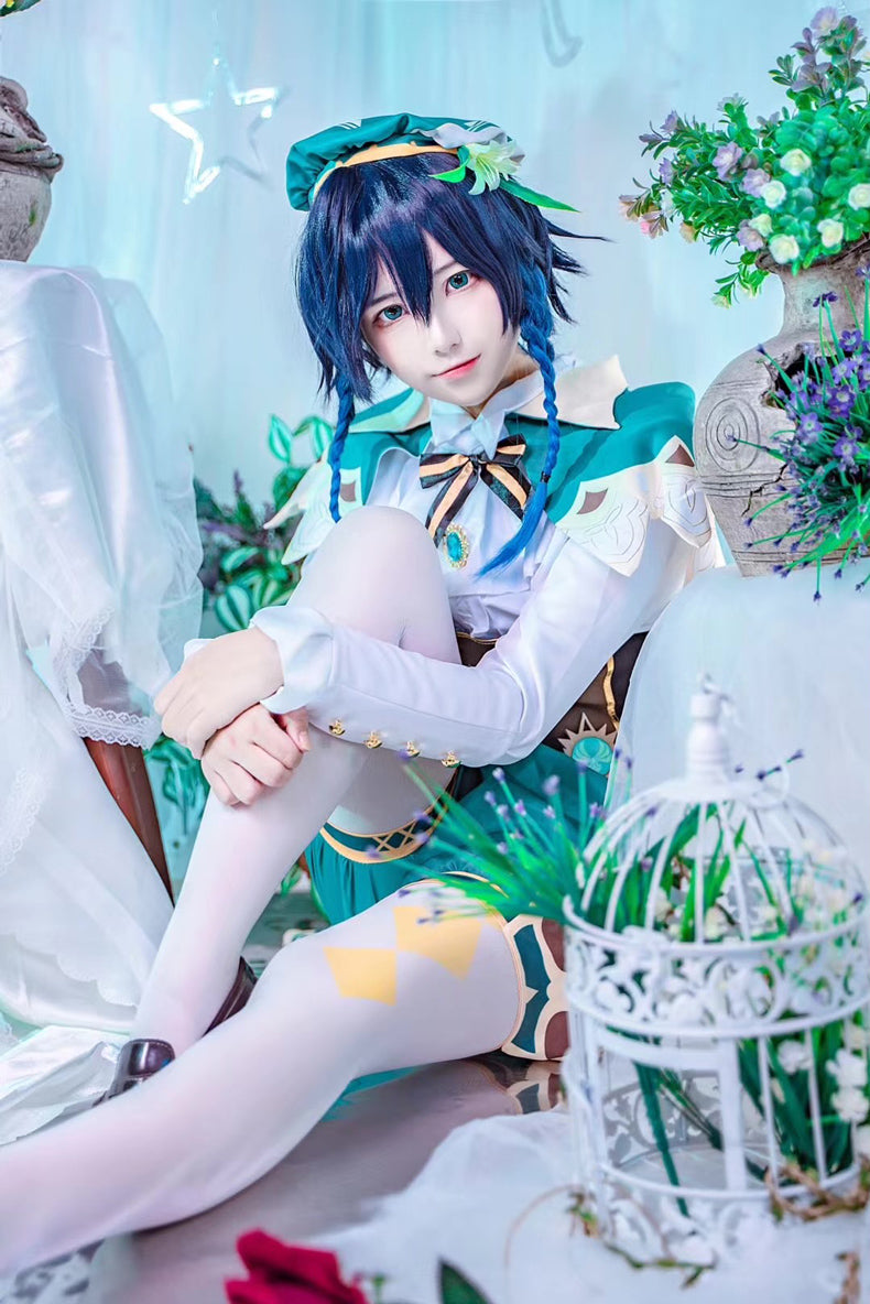 【Genshin Impact】Venti Cosplay Costume Full Set