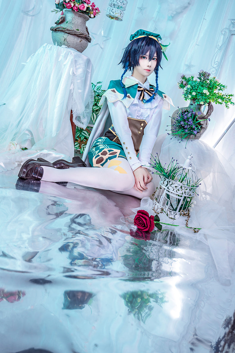 【Genshin Impact】Venti Cosplay Costume Full Set