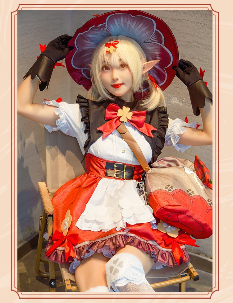 【Genshin Impact】Klee Cosplay Costume Full Set