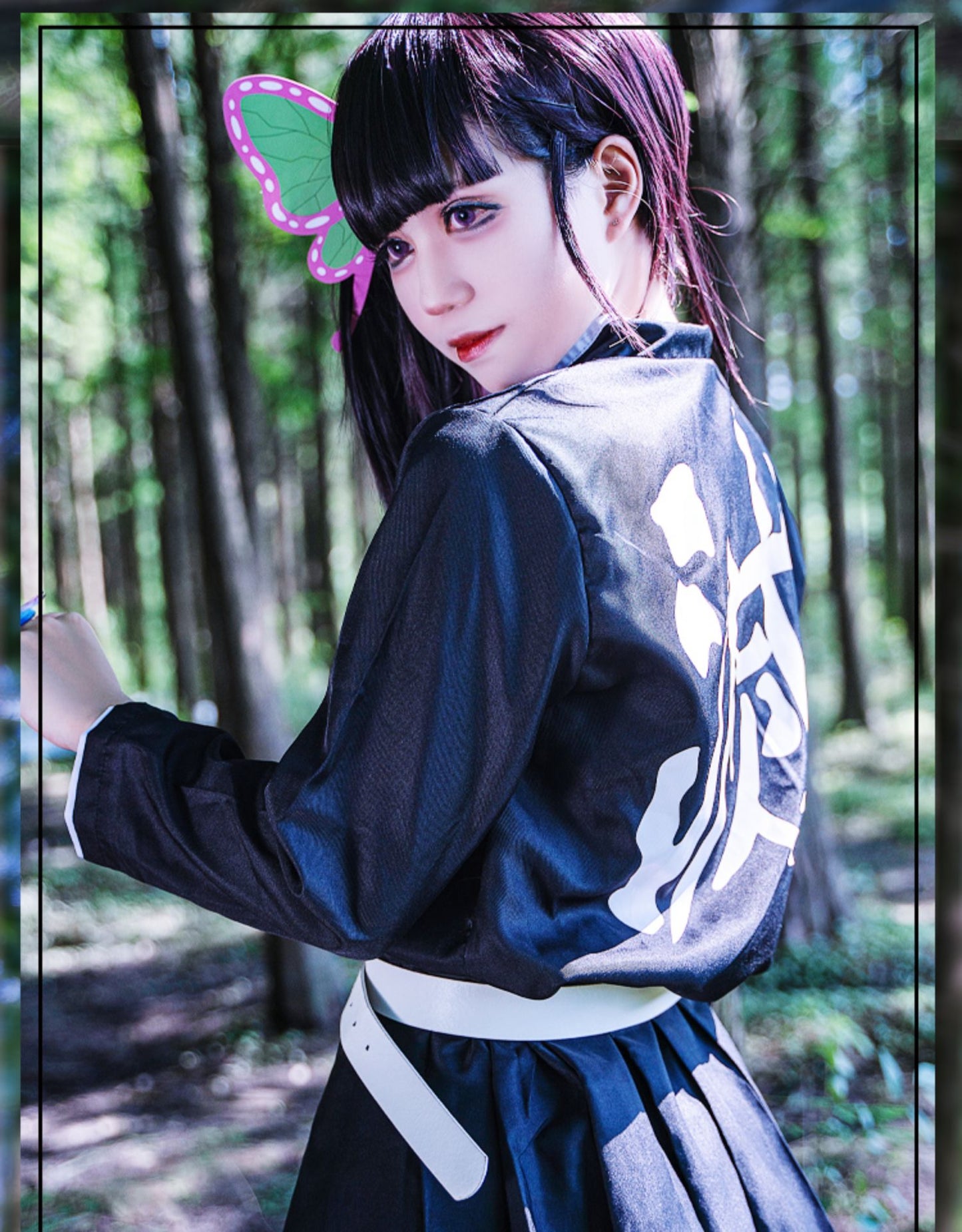 【Kimetsu No Yaiba】Tsuyuri Kanao Cosplay Costume Full Set