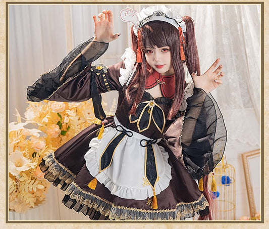 【Genshin Impact】Hu Tao Cosplay Costume Full Set