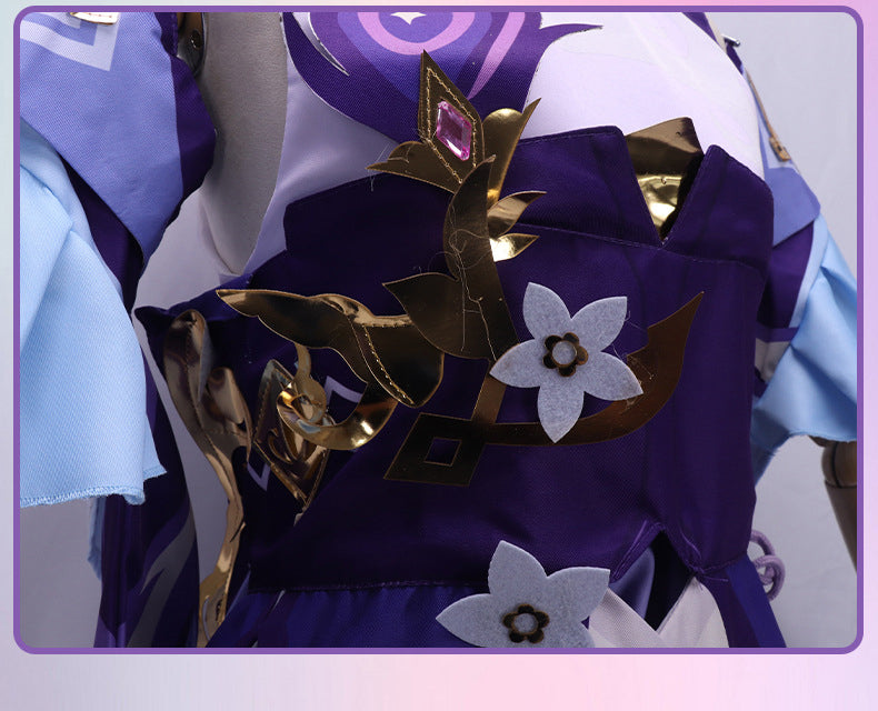 【Genshin Impact】Keqing Cosplay Costume Full Set