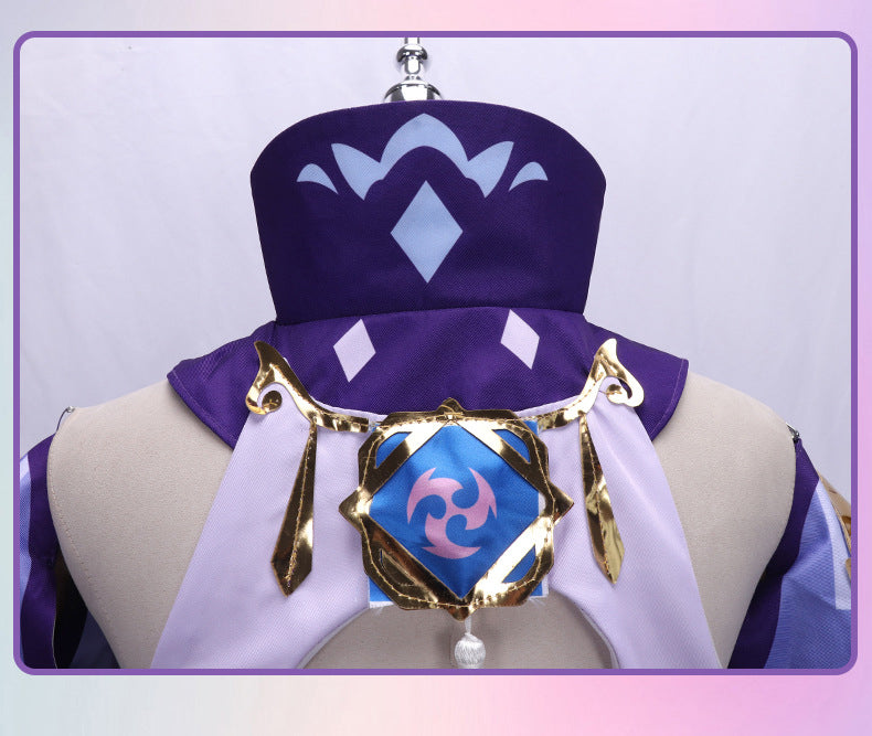 【Genshin Impact】Keqing Cosplay Costume Full Set