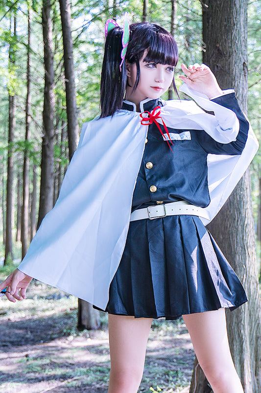 【Kimetsu No Yaiba】Tsuyuri Kanao Cosplay Costume Full Set