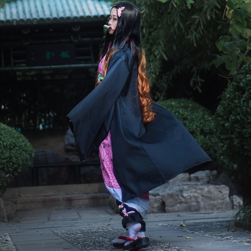 【Kimetsu No Yaiba】Kamado Nezuko Cosplay Costume Full Set