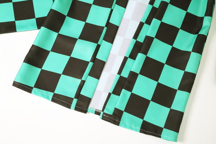 【Kimetsu No Yaiba】Kamado Tanjirou Cosplay Costume Full Set