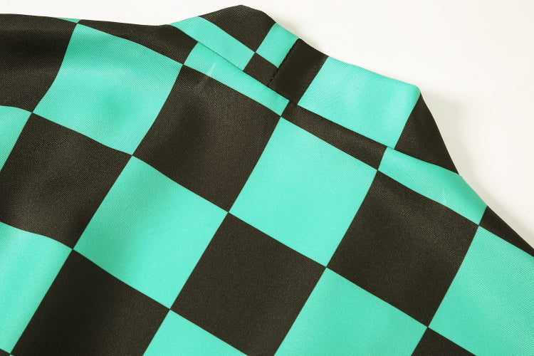 【Kimetsu No Yaiba】Kamado Tanjirou Cosplay Costume Full Set