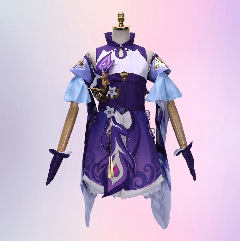 【Genshin Impact】Keqing Cosplay Costume Full Set