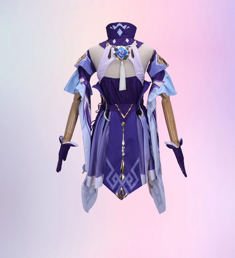 【Genshin Impact】Keqing Cosplay Costume Full Set