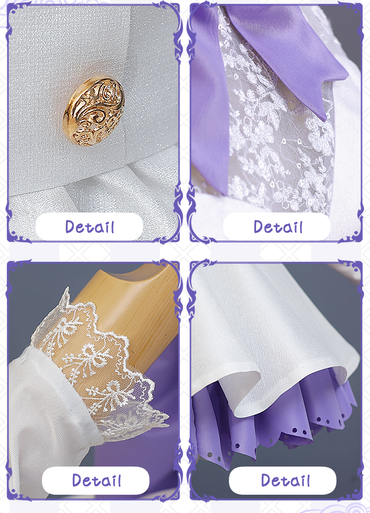【Genshin Impact】Keqing(Wedding Dress Skin) Cosplay Costume Full Set