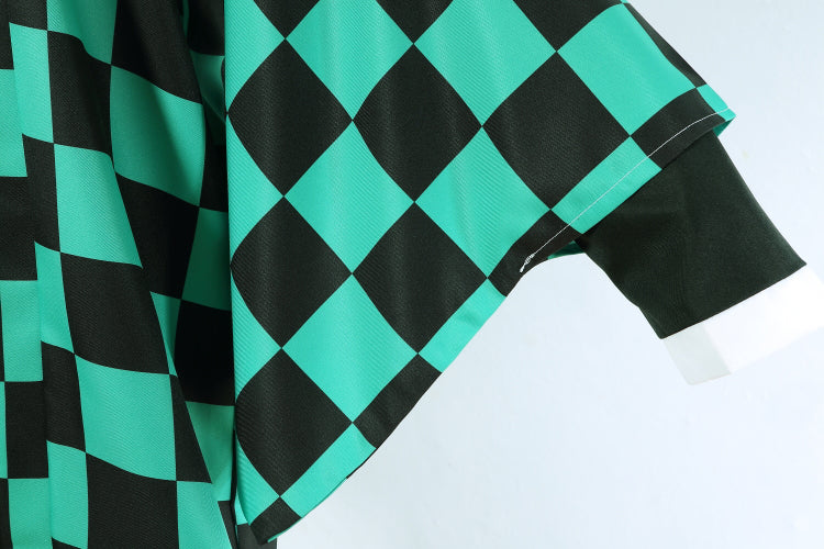 【Kimetsu No Yaiba】Kamado Tanjirou Cosplay Costume Full Set