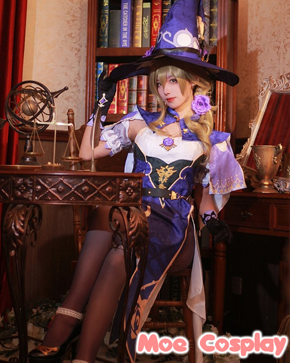【Genshin Impact】Lisa Cosplay Costume Full Set