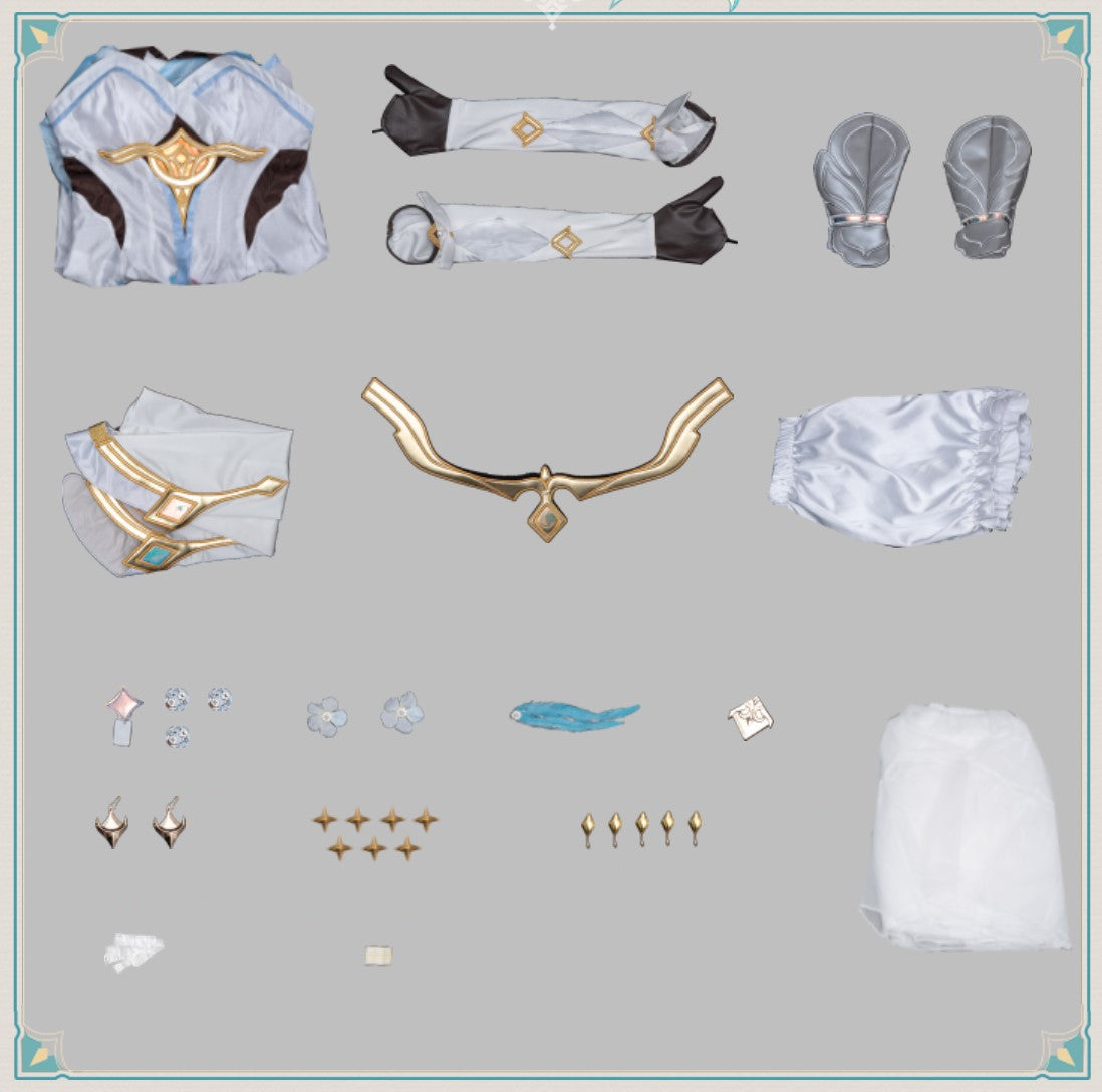 【Genshin Impact】 Lumine Cosplay Costume Full Set