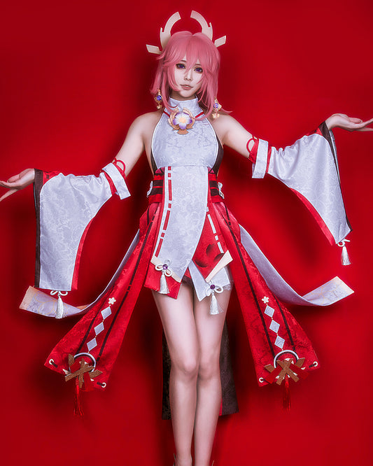 【Genshin Impact】Yae Miko Cosplay Costume Full Set