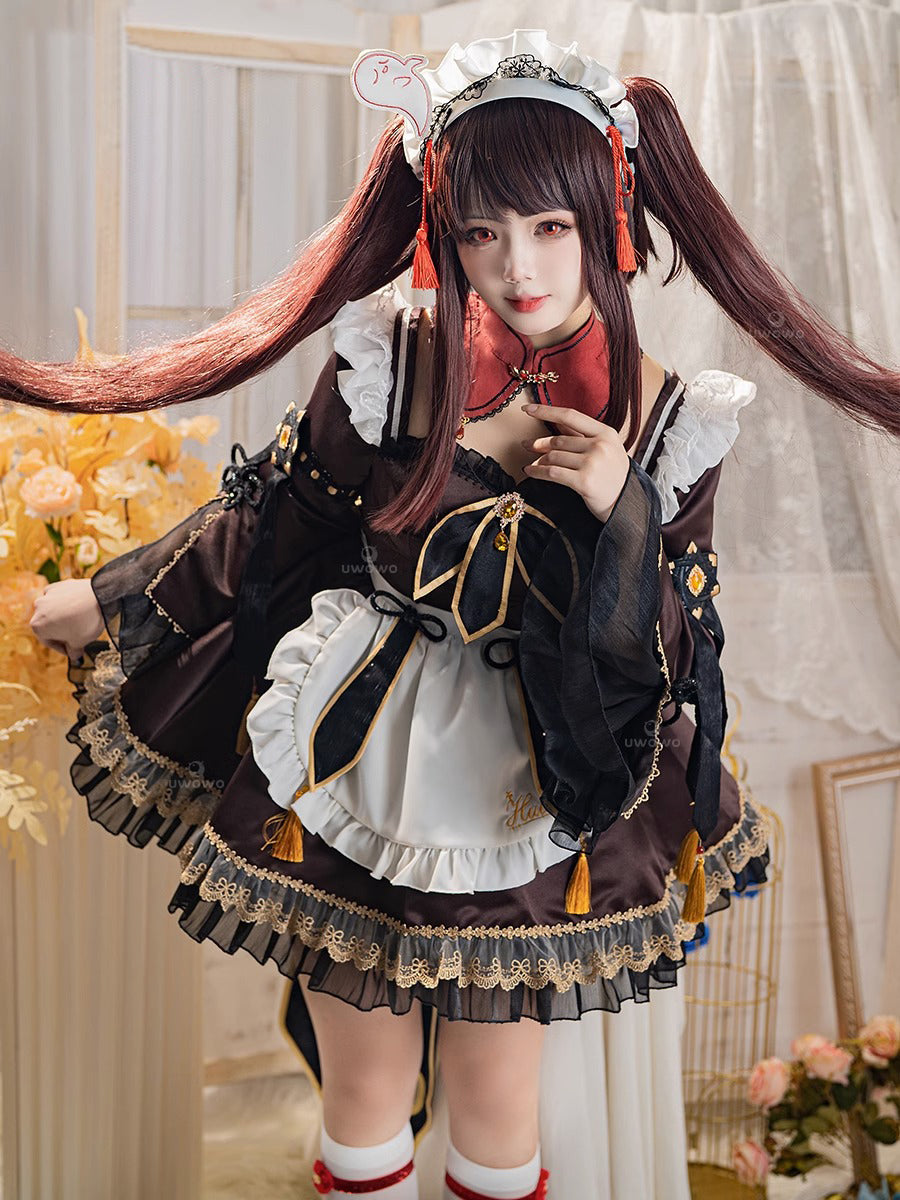 【Genshin Impact】Hu Tao Cosplay Costume Full Set