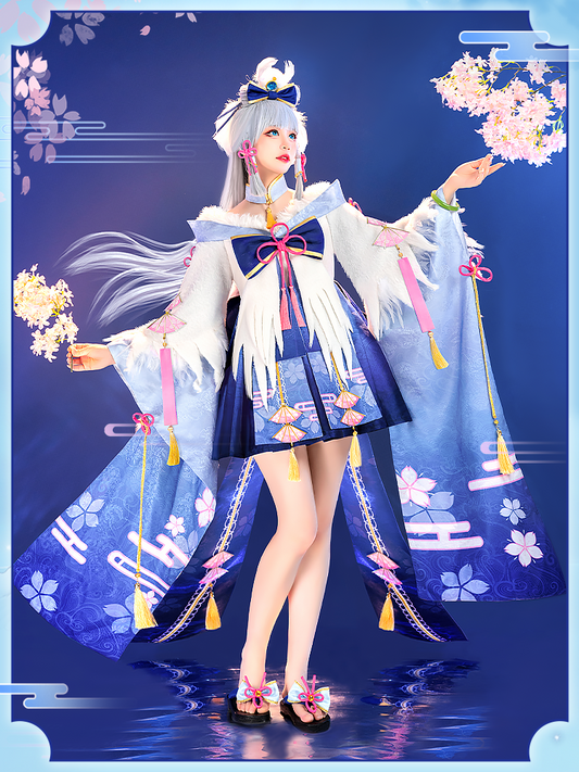 【Genshin Impact】Kamisato Ayaka Cosplay Costume Full Set