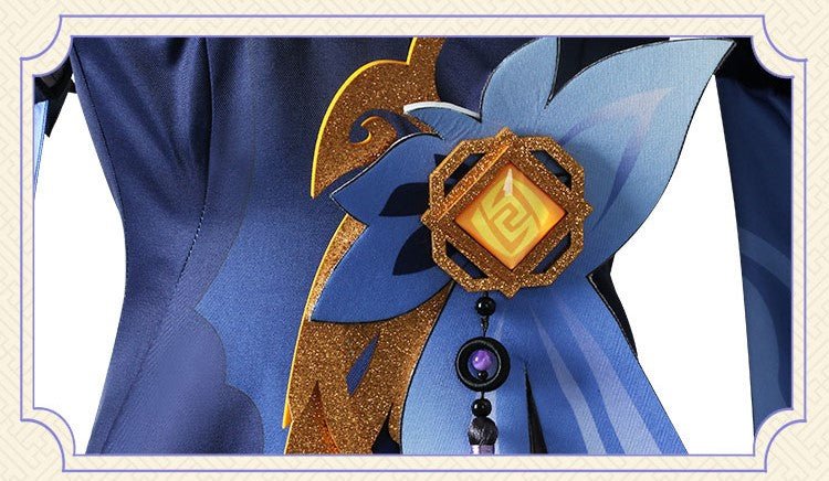 【Genshin Impact】Ningguang(Orchid’s Evening Gown) Cosplay Costume Full Set