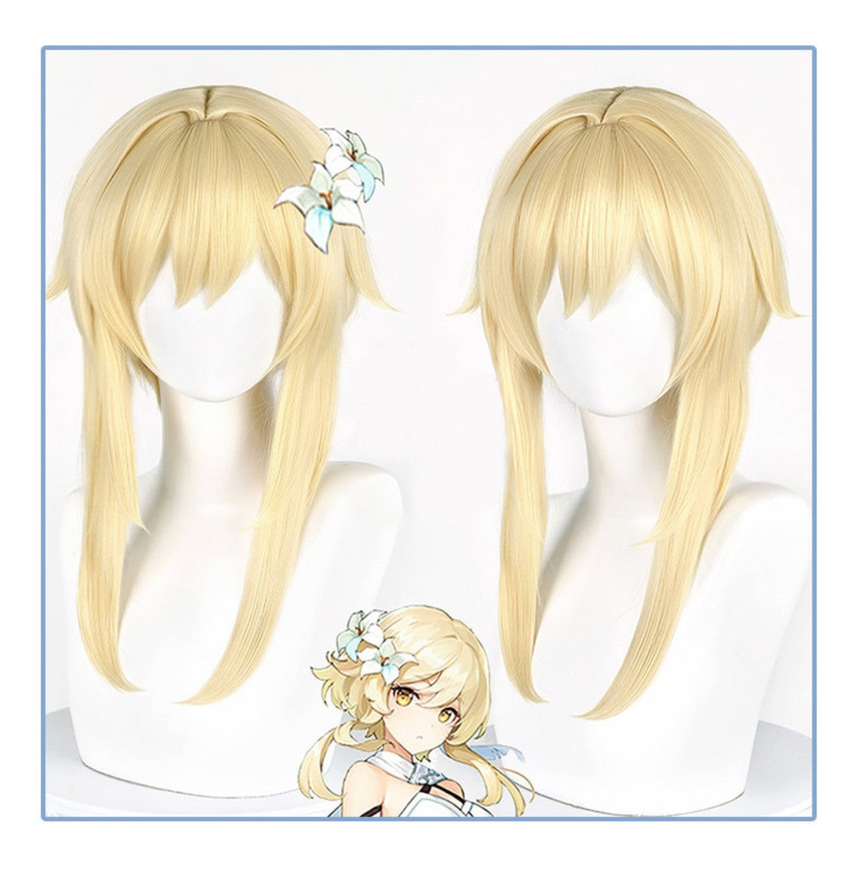 【Genshin Impact】Lumine Cosplay Wig