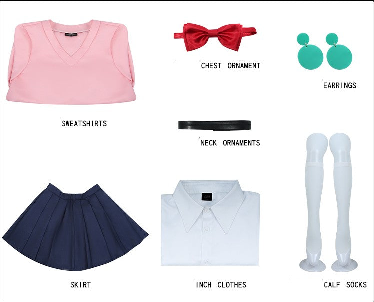 【DAN DA DAN】Momo Ayase Cosplay Costume Full Set