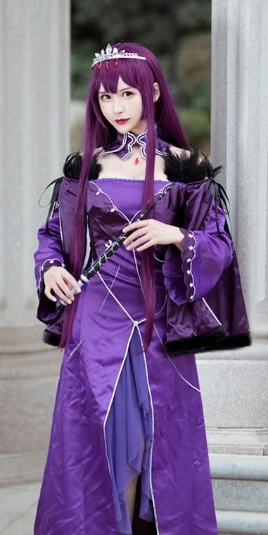 【Fate Grand Order】Scáthach-Skaði Caster Cosplay Costume Full Set