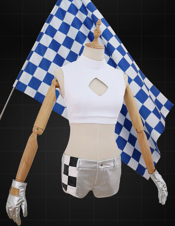 【Fate Grand Order】Tamamo-no-Mae Race Queen Suit Cosplay Costume Full Set