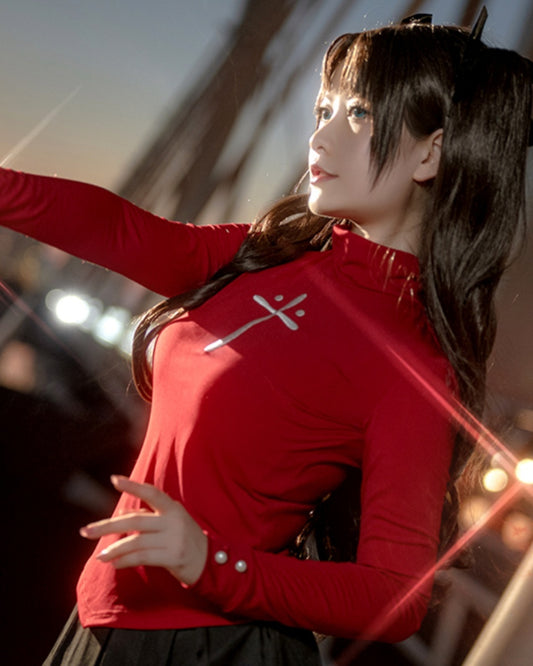 【Fate】Rin Tohsaka Cosplay Costume Full Set