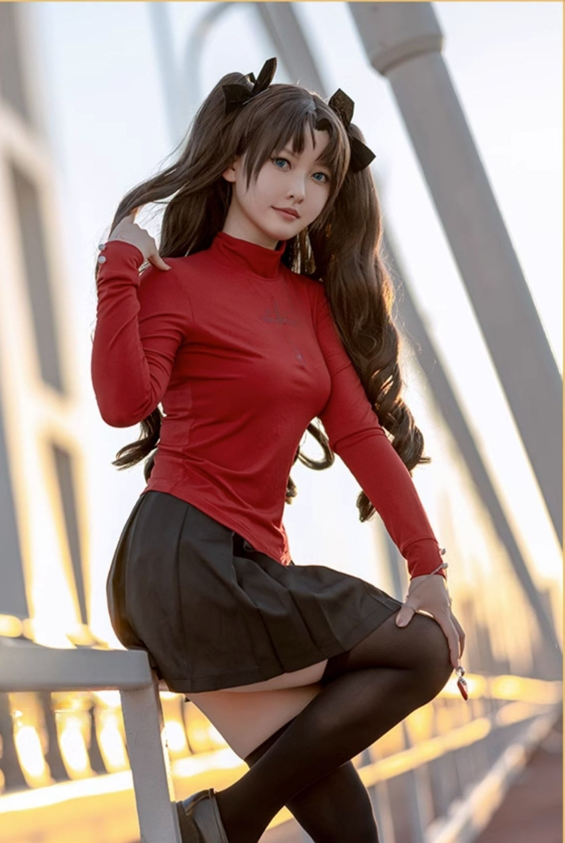 【Fate】Rin Tohsaka Cosplay Costume Full Set