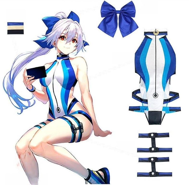 【Fate Grand Order】Tomoe Gozen Swimsuit Cosplay Costume Full Set