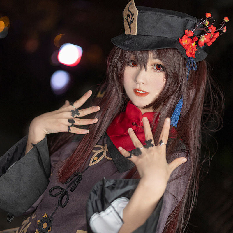 【Genshin Impact】Hu Tao Hutao Cosplay Costume Full Set