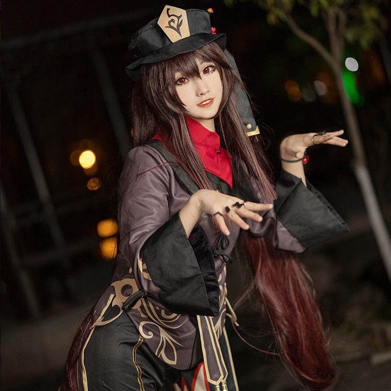 【Genshin Impact】Hu Tao Hutao Cosplay Costume Full Set