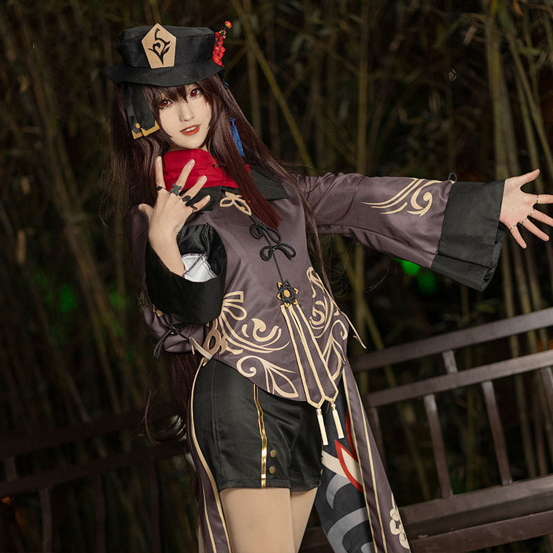 【Genshin Impact】Hu Tao Hutao Cosplay Costume Full Set