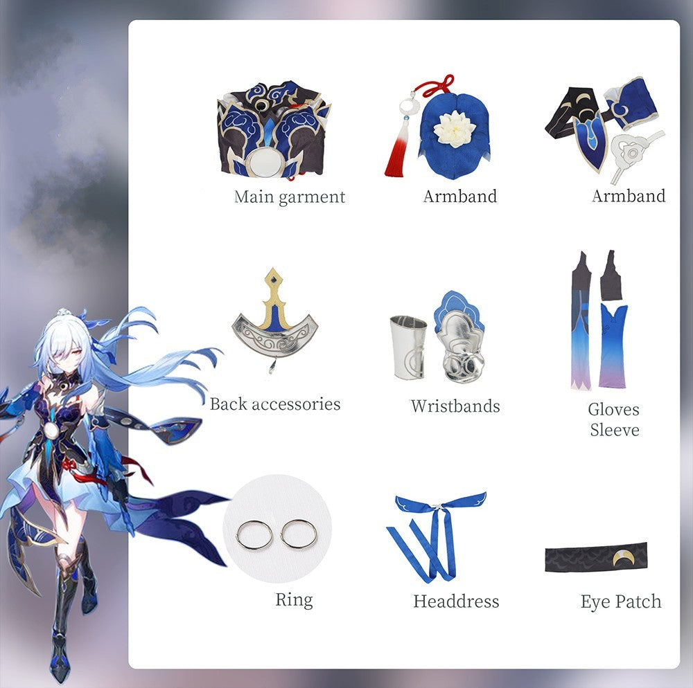 【Honkai: Star Rail】Jing Liu Cosplay Costume Full Set