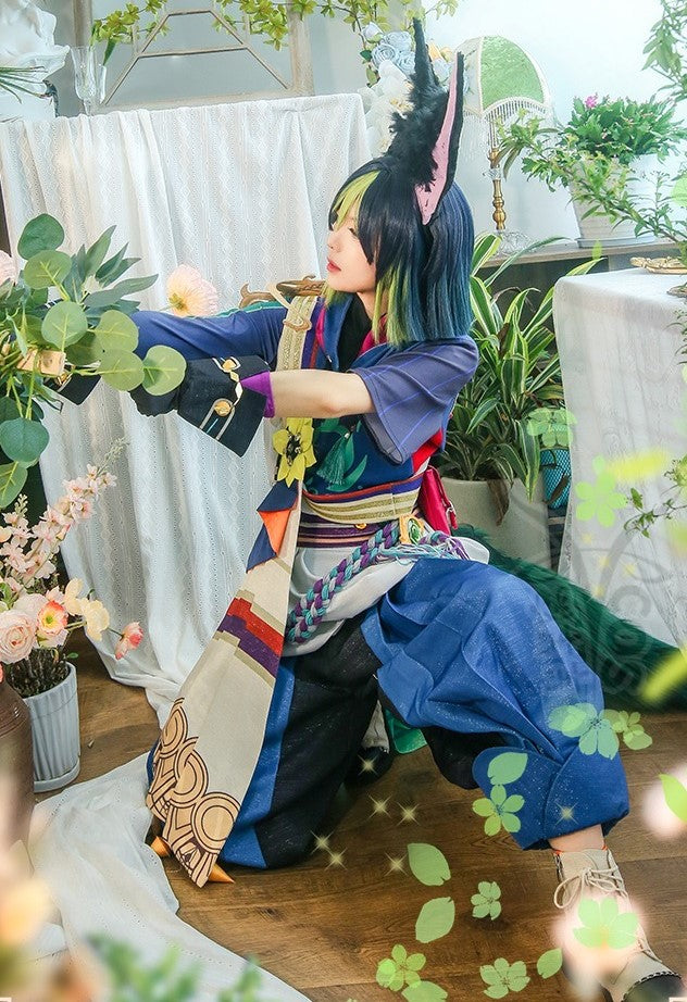 【Genshin Impact】Tighnari Cosplay Costume Full Set  (Input Full set sale only)
