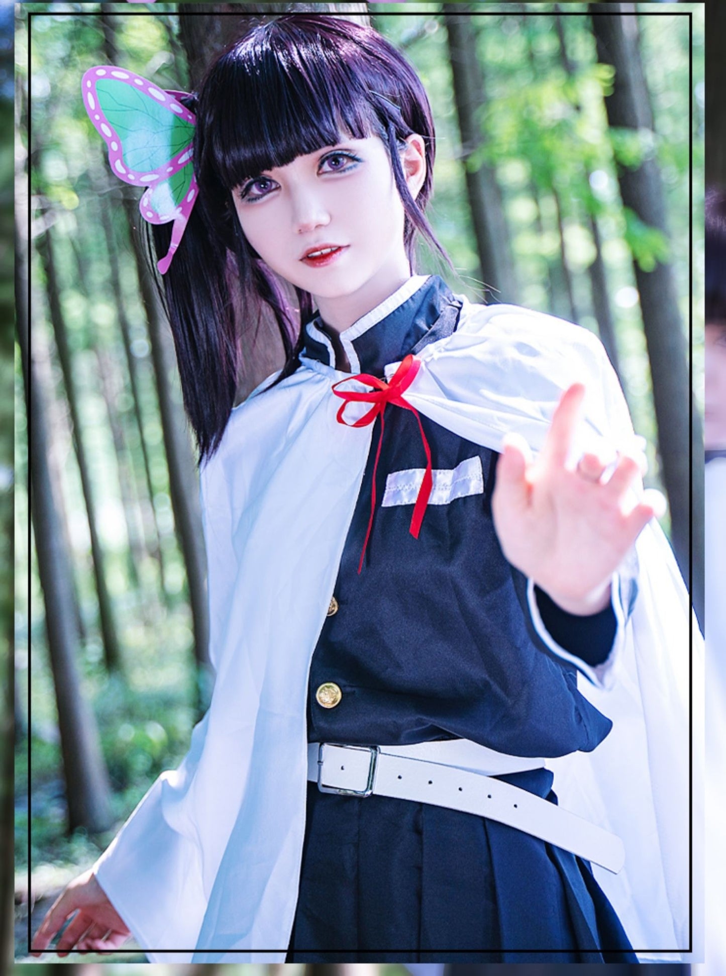 【Kimetsu No Yaiba】Tsuyuri Kanao Cosplay Costume Full Set