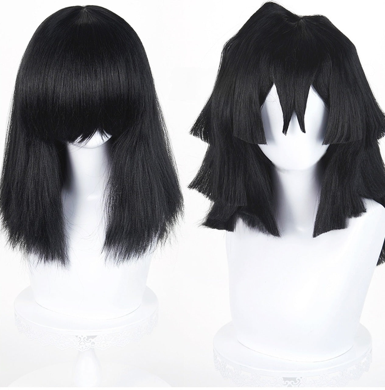 【Kimetsu No Yaiba】Iguro Obanai Cosplay Wig