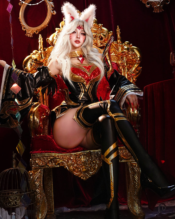 【League of Legends】Immortalized Ahri Cosplay Costume Full Set