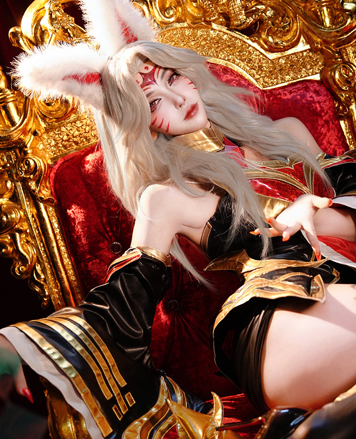 【League of Legends】Immortalized Ahri Cosplay Costume Full Set