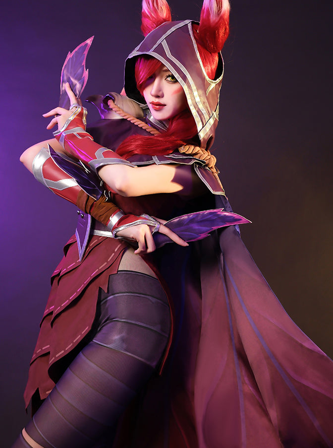 【League of Legends】Xayah Cosplay Costume Full Set