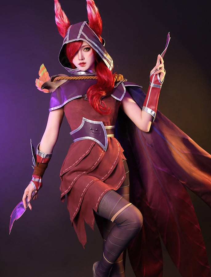 【League of Legends】Xayah Cosplay Costume Full Set